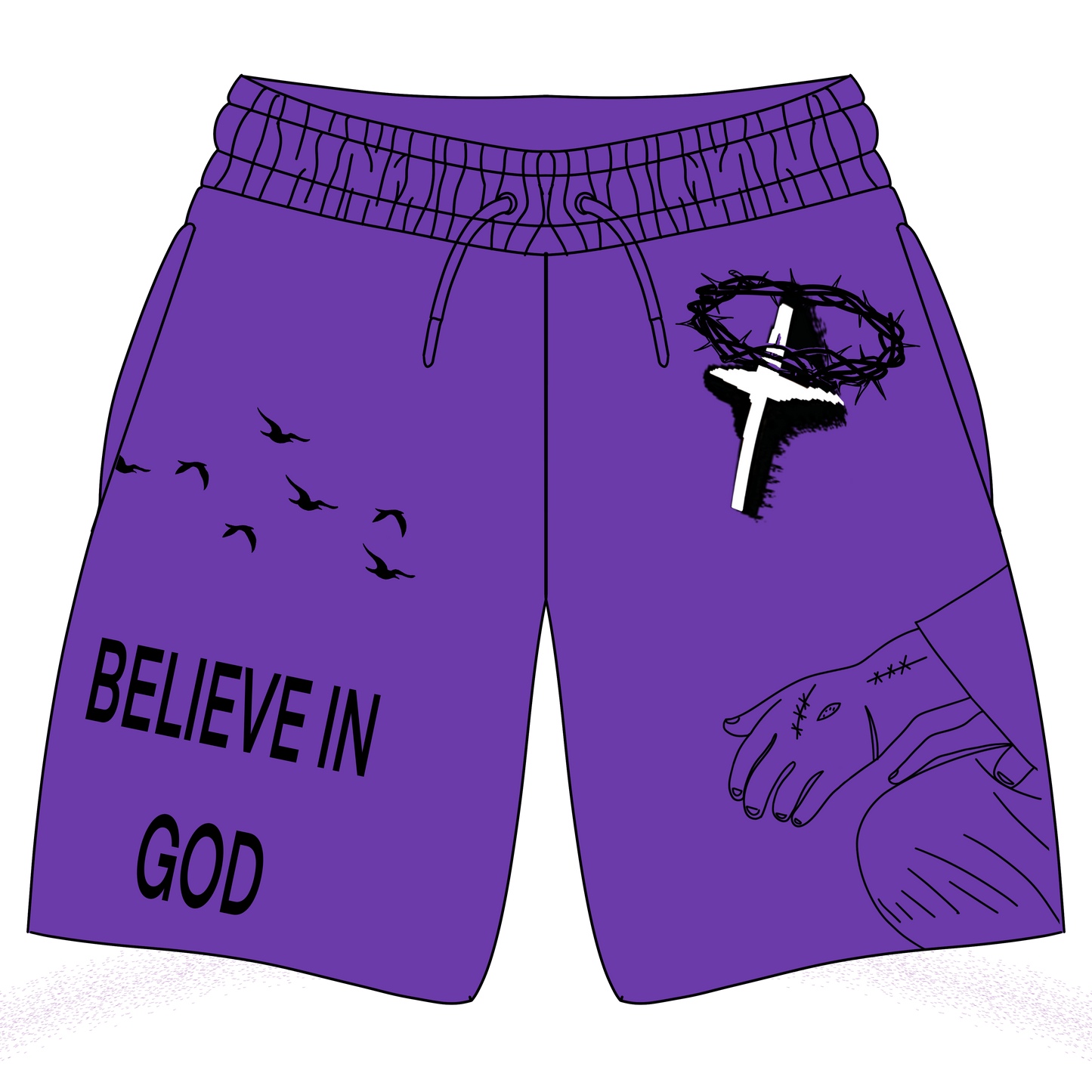 Believe In God Shorts