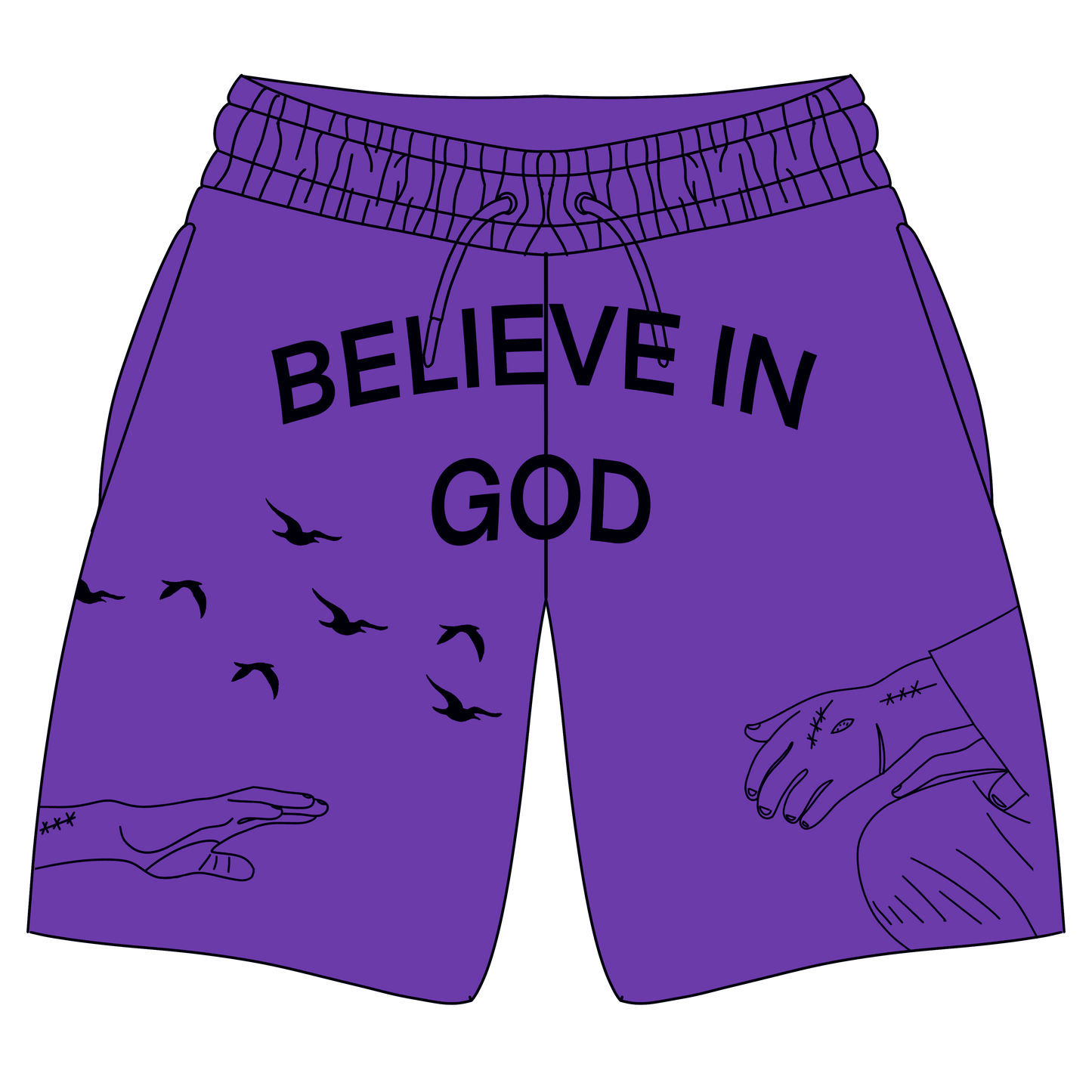 Believe In God Shorts